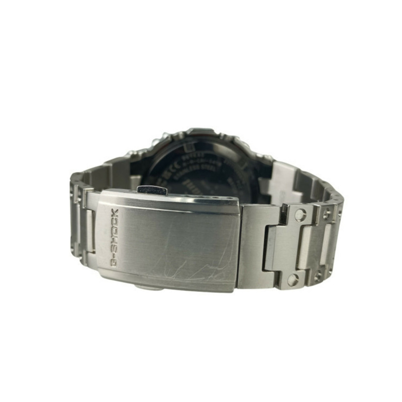 卡西歐 G-SHOCK 全金屬 5000 系列 GMWB5000PC1JF 男士數位手錶,銀色,不鏽鋼錶殼-7