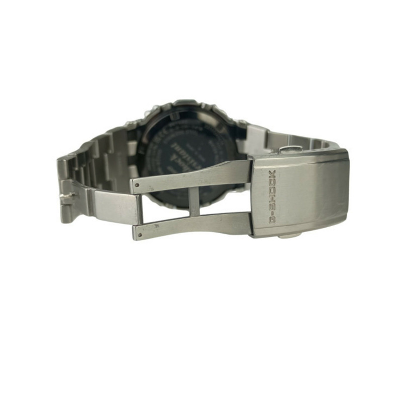 卡西歐 G-SHOCK 全金屬 5000 系列 GMWB5000PC1JF 男士數位手錶,銀色,不鏽鋼錶殼-8