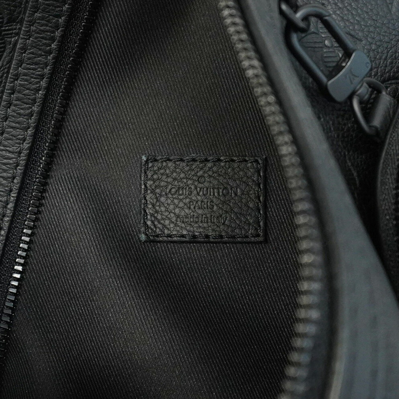 路易威登 Monogram Shadow Duo 斜背包 M21890 黑色 男士款-4