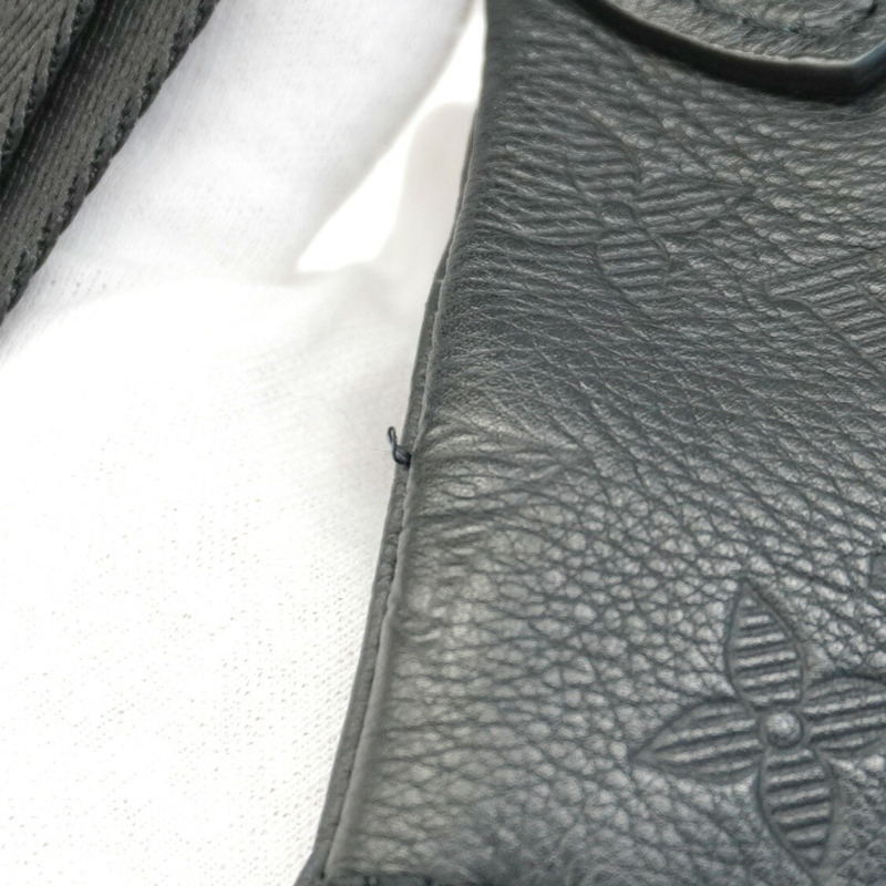 路易威登 Monogram Shadow Duo 斜背包 M21890 黑色 男士款-5