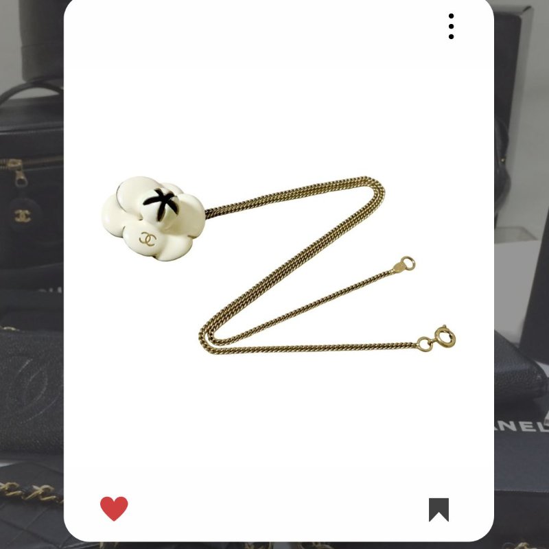 🛍️🎁 雙11🔥 11月新品上架 🔥💖 ✨復古 香奈兒 Chanel 山茶花象牙色金色項鍊 🔥 香奈兒熱賣款 香奈兒項鏈 CHANEL NECKLACE-1
