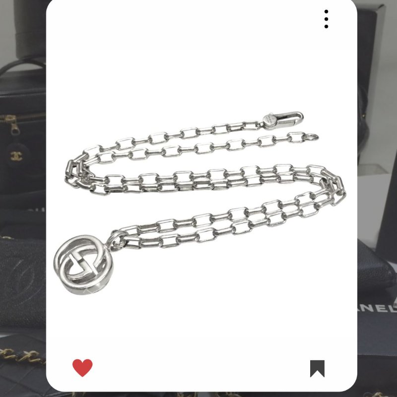 🛍️🎁 雙11🔥 11月新品上架 🔥💖 ✨GUCCI 經典CLASSIC LOGO 925純銀銀色項鏈🔥 香奈兒熱賣款 香奈兒經典款 頸鏈 CHANEL NECKLACE-6