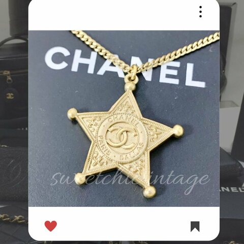 🛍️🎁 雙11🔥 11月新品上架 🔥💖 ✨超美新款 ！香奈兒 Chanel 金色星星項鍊 🔥 香奈兒熱賣款 香奈兒項鏈 CHANEL NECKLACE