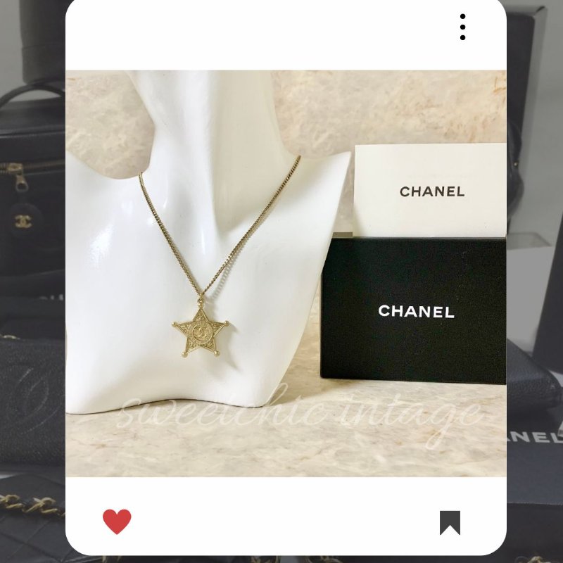 🛍️🎁 雙11🔥 11月新品上架 🔥💖 ✨超美新款 ！香奈兒 Chanel 金色星星項鍊 🔥 香奈兒熱賣款 香奈兒項鏈 CHANEL NECKLACE-3