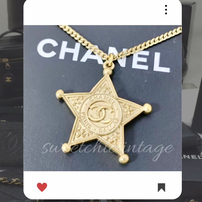 🛍️🎁 雙11🔥 11月新品上架 🔥💖 ✨超美新款 ！香奈兒 Chanel 金色星星項鍊 🔥 香奈兒熱賣款 香奈兒項鏈 CHANEL NECKLACE-4