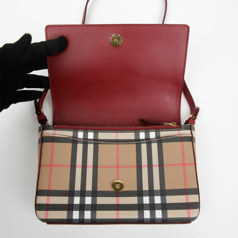 BURBERRY 漢普郡單肩斜背包 4080066-12