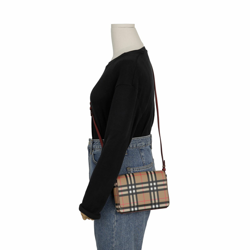 BURBERRY 漢普郡單肩斜背包 4080066-14