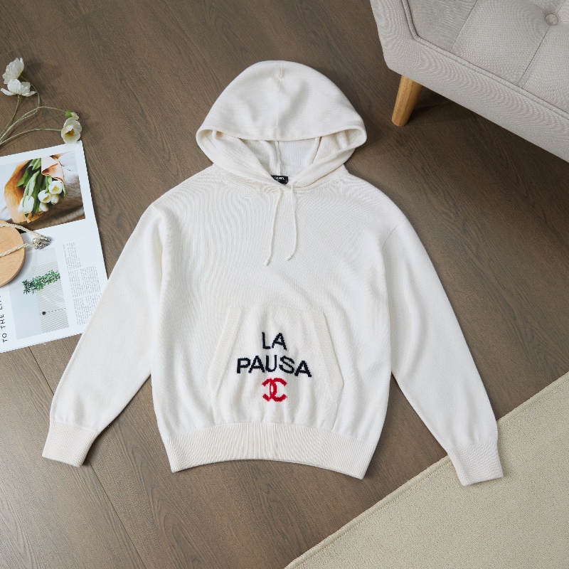 ❤️ CHANEL 白色經典毛衣-0