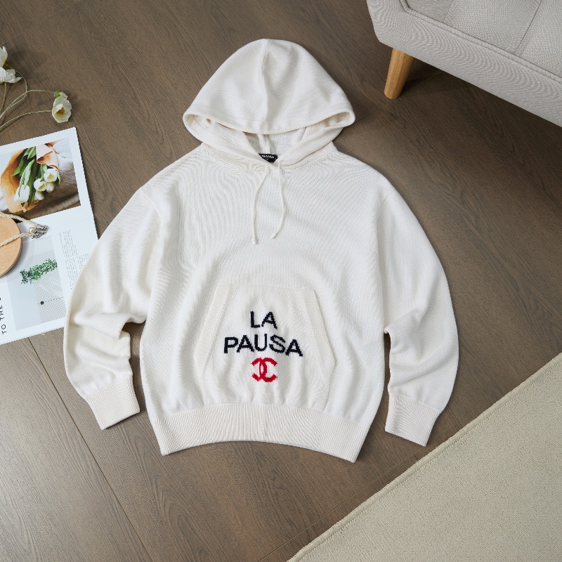 ❤️ CHANEL 白色經典毛衣-4