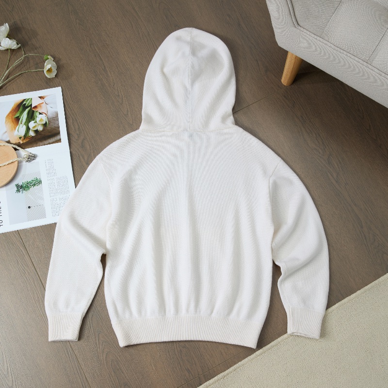 ❤️ CHANEL 白色經典毛衣-9