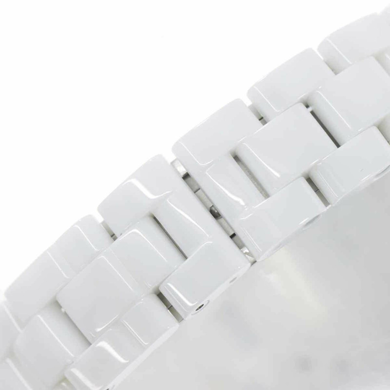 香奈兒 J12 33毫米 H2123 女士腕錶，鑲嵌12顆鑽石，日期顯示，白色陶瓷石英機芯-5