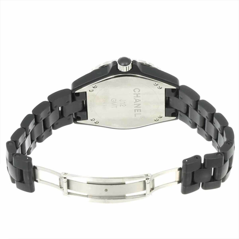 香奈兒 J12 GMT 41毫米 H3101 男士腕錶，附日期顯示，霧面黑色陶瓷錶殼，自動機械機芯-3