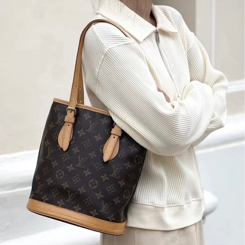 LV 老花子母托特包