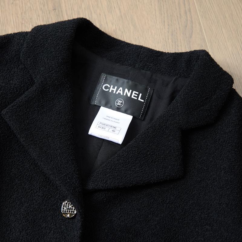 ❤️ CHANEL 經典黑色外套-2