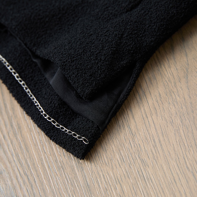 ❤️ CHANEL 經典黑色外套-8