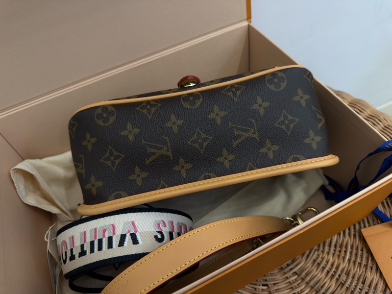 全新Louis Vuitton老花Diane法棍手提側背斜背包M45985-3