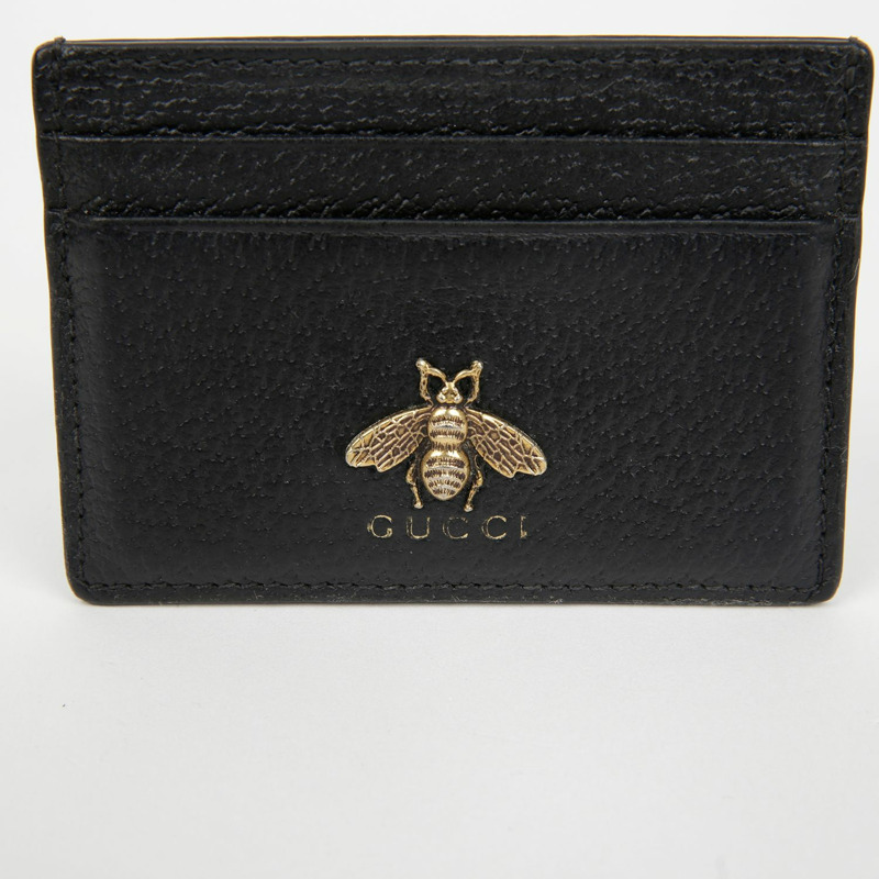 GUCCI 動物紋卡包錢包 523685-2