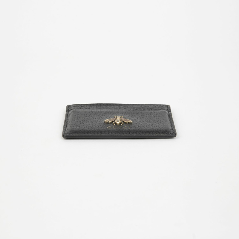 GUCCI 動物紋卡包錢包 523685-5