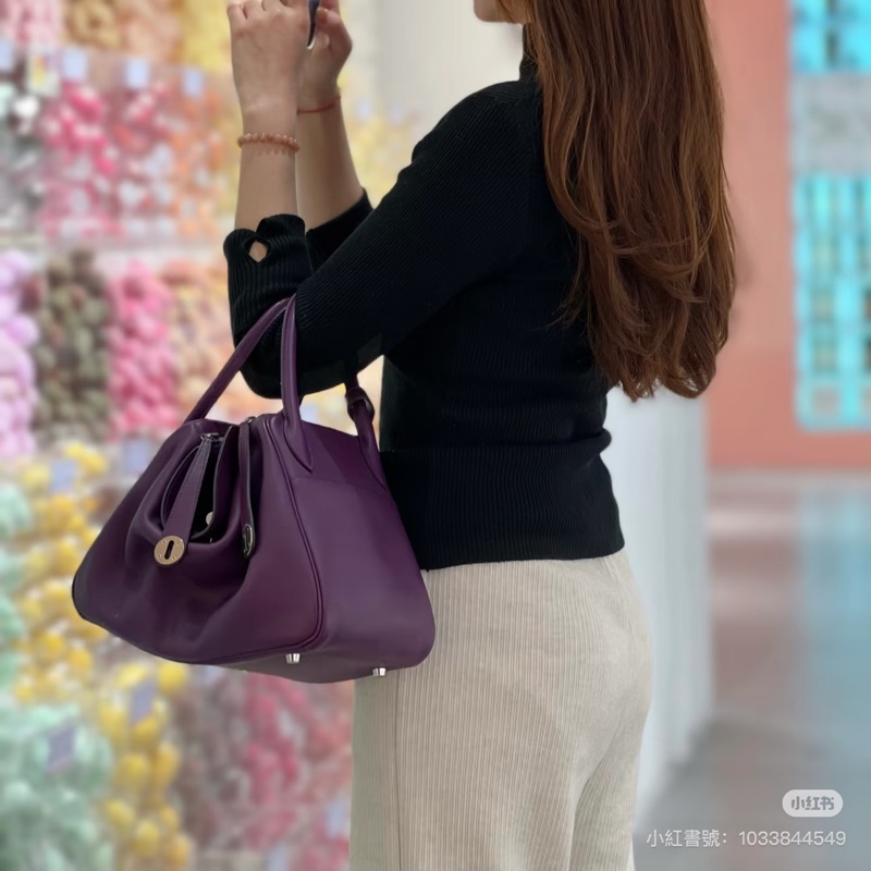 閒置帶膜🈶購證❤️ 愛馬仕 #鳶尾紫 #銀扣 #lindy30 #hermes-3