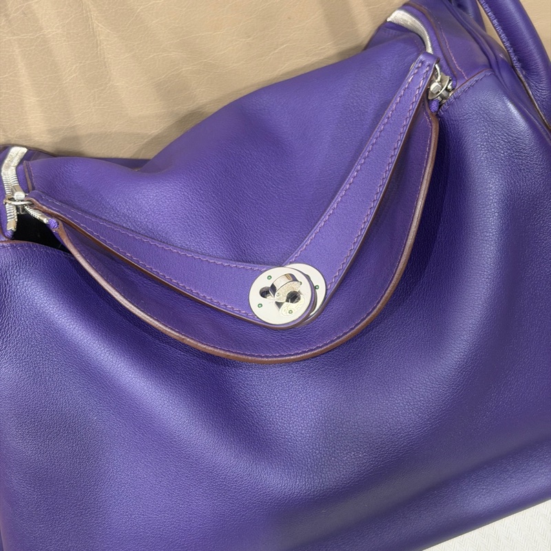 閒置帶膜🈶購證❤️ 愛馬仕 #鳶尾紫 #銀扣 #lindy30 #hermes-6