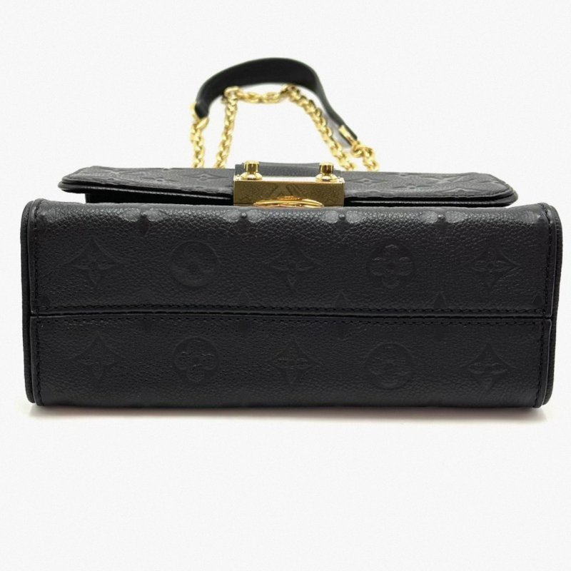 LV 黑色Saint sulpice全皮肩背斜背包21.5*14*8.5 98新配件塵袋-3