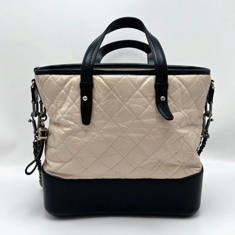 CHANEL裸粉色流浪中號托特手提肩背斜背包 28*25 98新配件塵袋-5