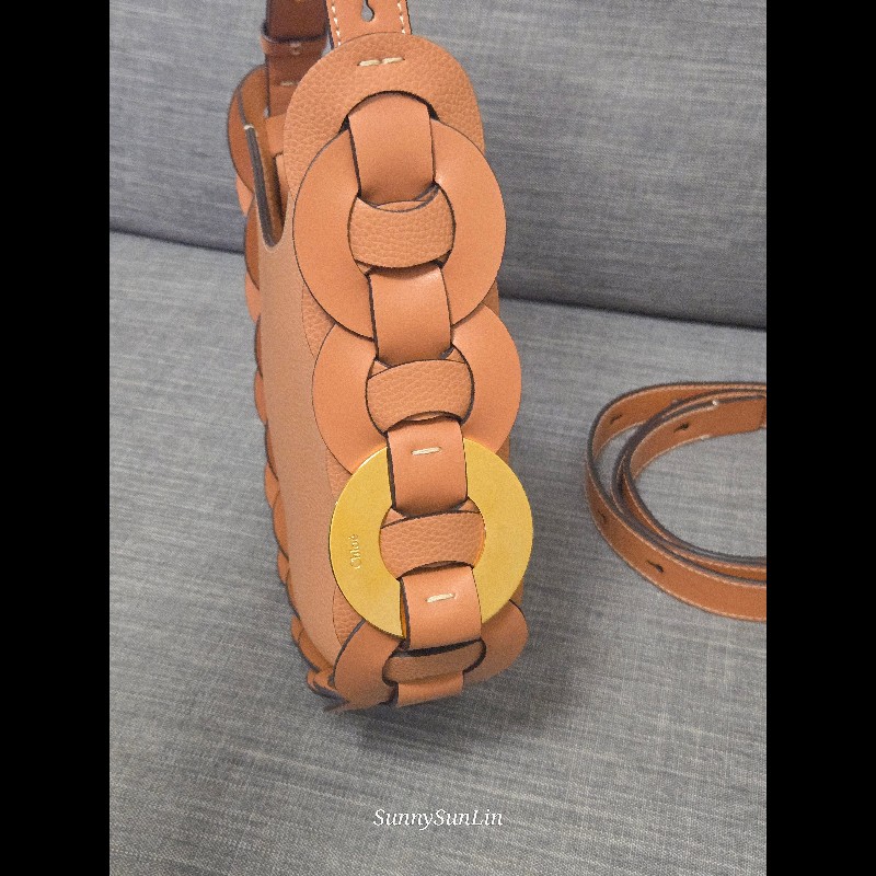 Chloe Darryl 編織小牛皮 肩背包 斜背包-12