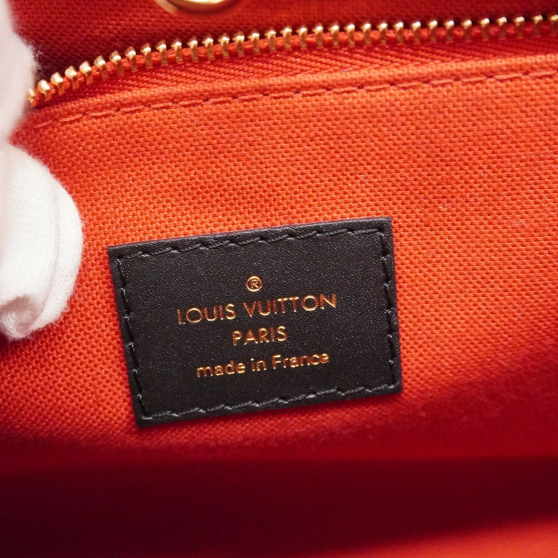 路易威登 Monogram Giant Reverse On-the-Go PM 手提包 M46373 棕色 兩用包 女士-4