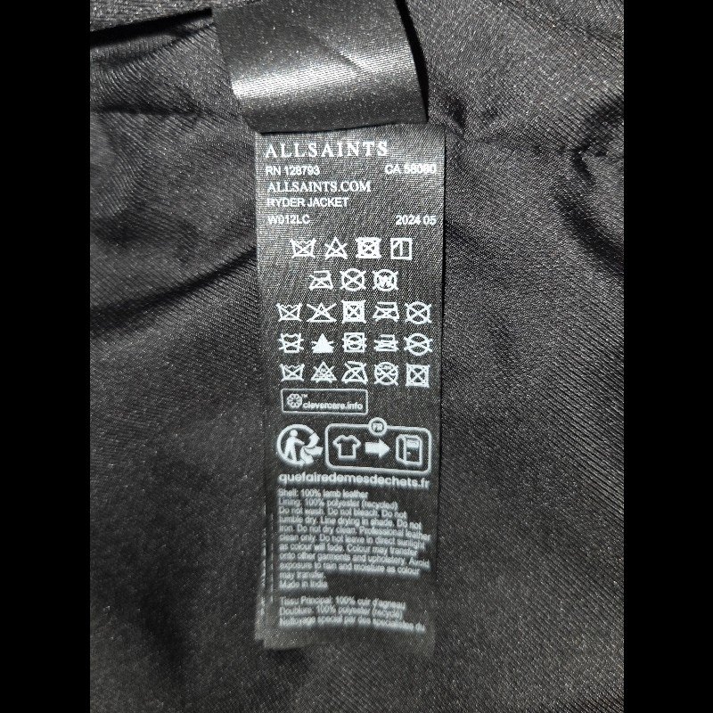 ALLSAINTS RYDER 羊皮皮衣外套-8