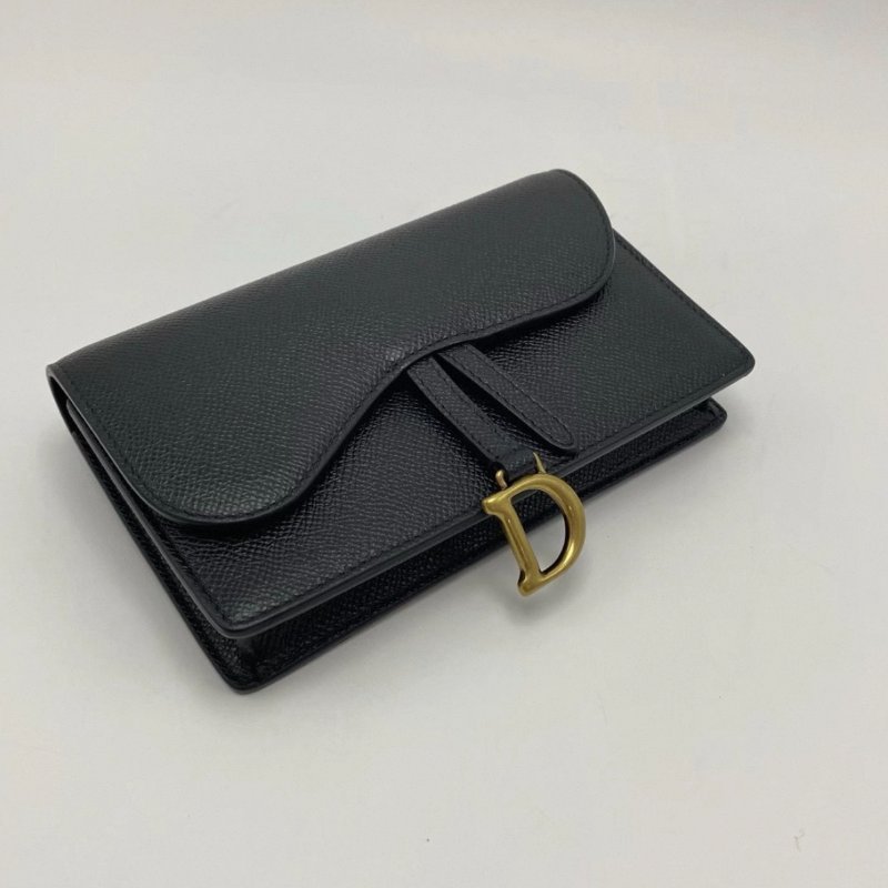 DIOR 黑金牛皮馬鞍肩背斜背腰包17*10.5*3.5 98新配件盒子塵袋吊牌-1