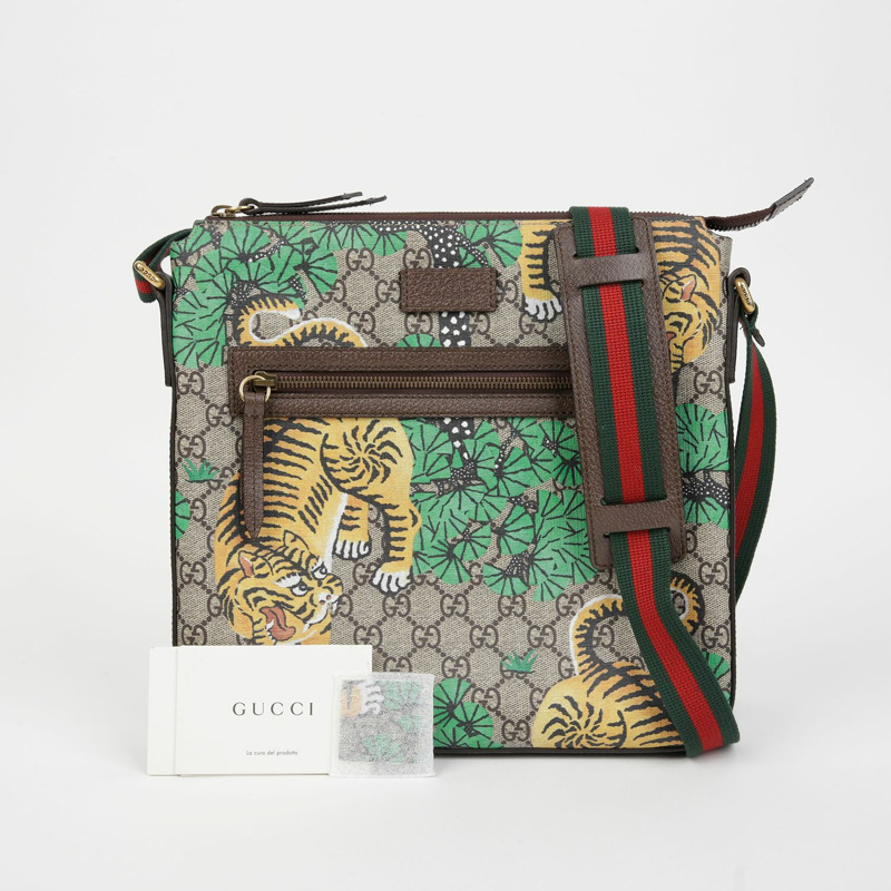 GUCCI 孟加拉虎斜背包單肩包 406408-0