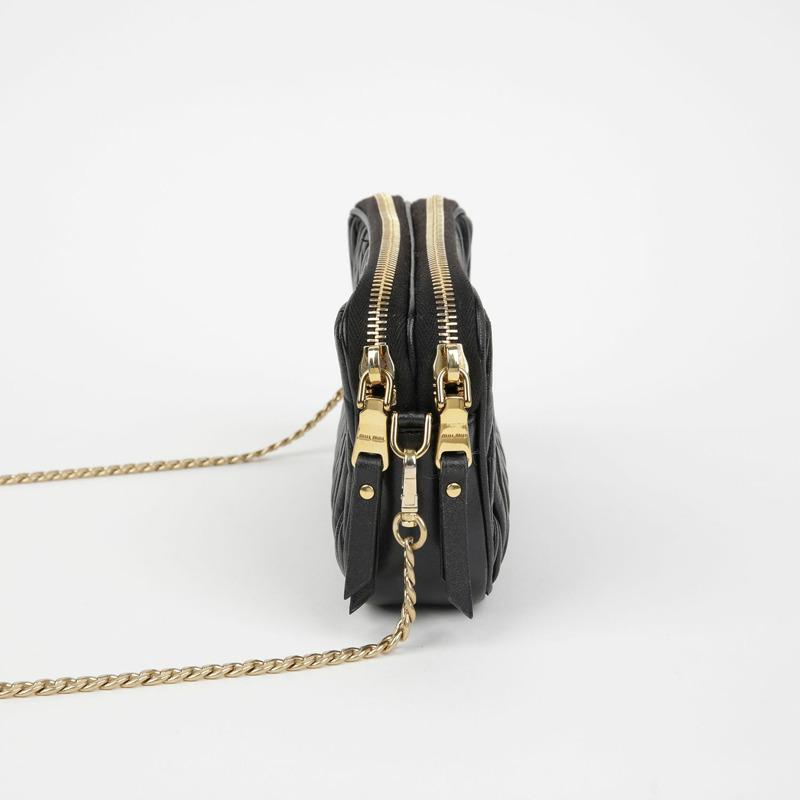 MIU MIU 5BP045 雙拉鍊斜背包-2