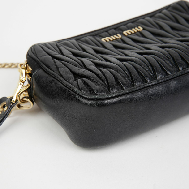 MIU MIU 5BP045 雙拉鍊斜背包-4