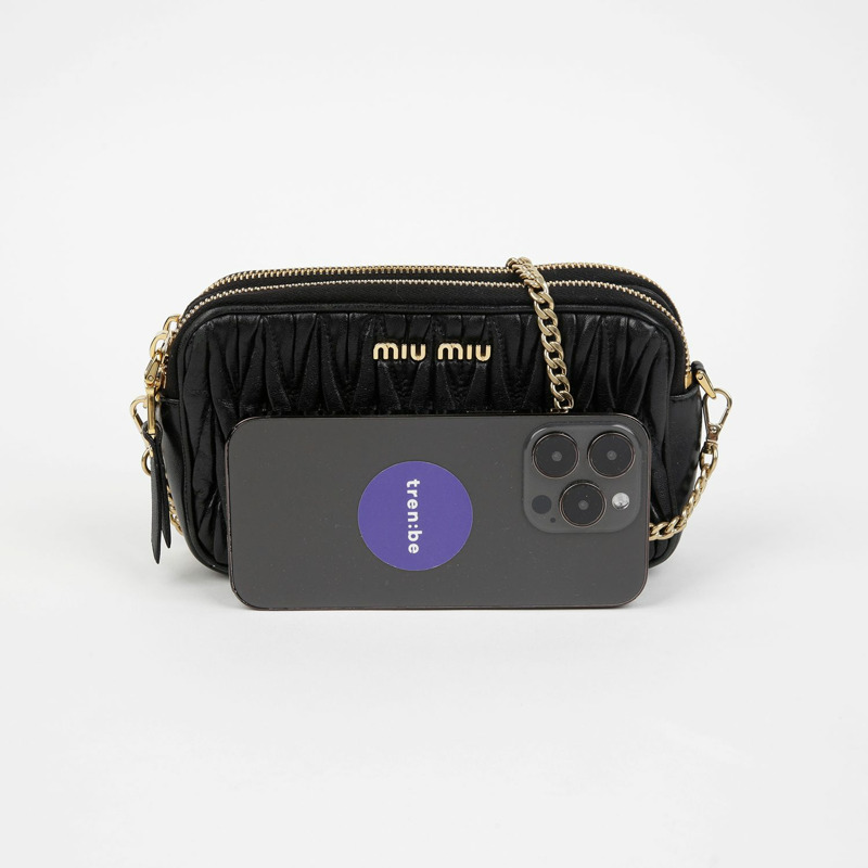MIU MIU 5BP045 雙拉鍊斜背包-6