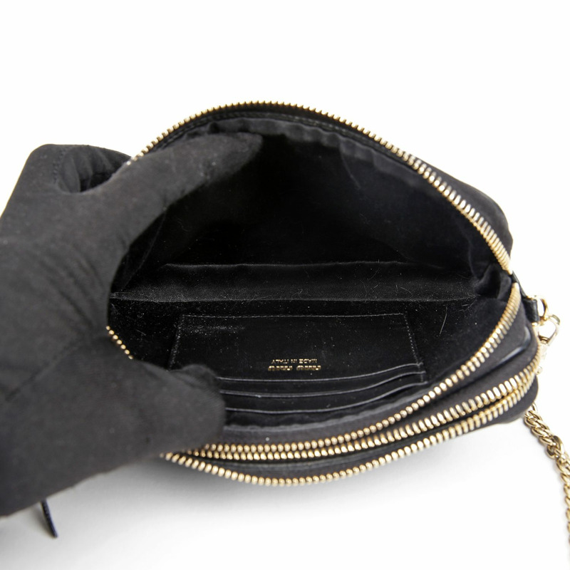 MIU MIU 5BP045 雙拉鍊斜背包-7