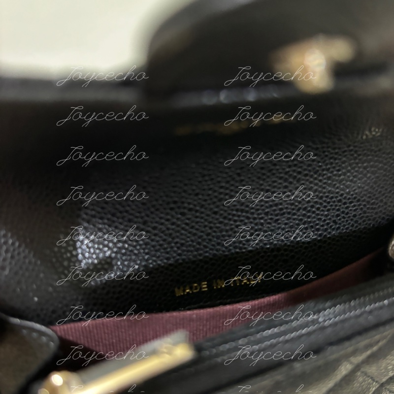 『全新全配』Chanel 香奈兒 新款CF單層拉鍊卡包 黑金單層卡包-13