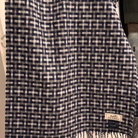 愛馬仕羊絨圍巾H滿版～（寬版）