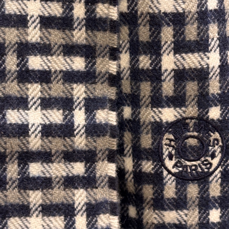 愛馬仕羊絨圍巾H滿版～（寬版）-2