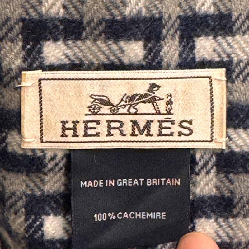 愛馬仕羊絨圍巾H滿版～（寬版）-4