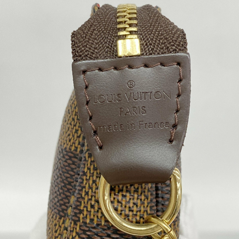 路易威登 Damier 迷你手拿包配件 N58009 Ebene 女式-4