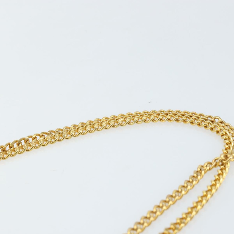 【日本直送】Christian Dior 蜂巢帆布鏈條單肩包 PVC 米色 金色 正品 ep11918-7