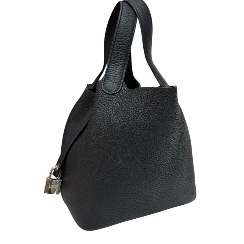 Hermès Picotin Lock 18 T/C 黑色銀扣-3