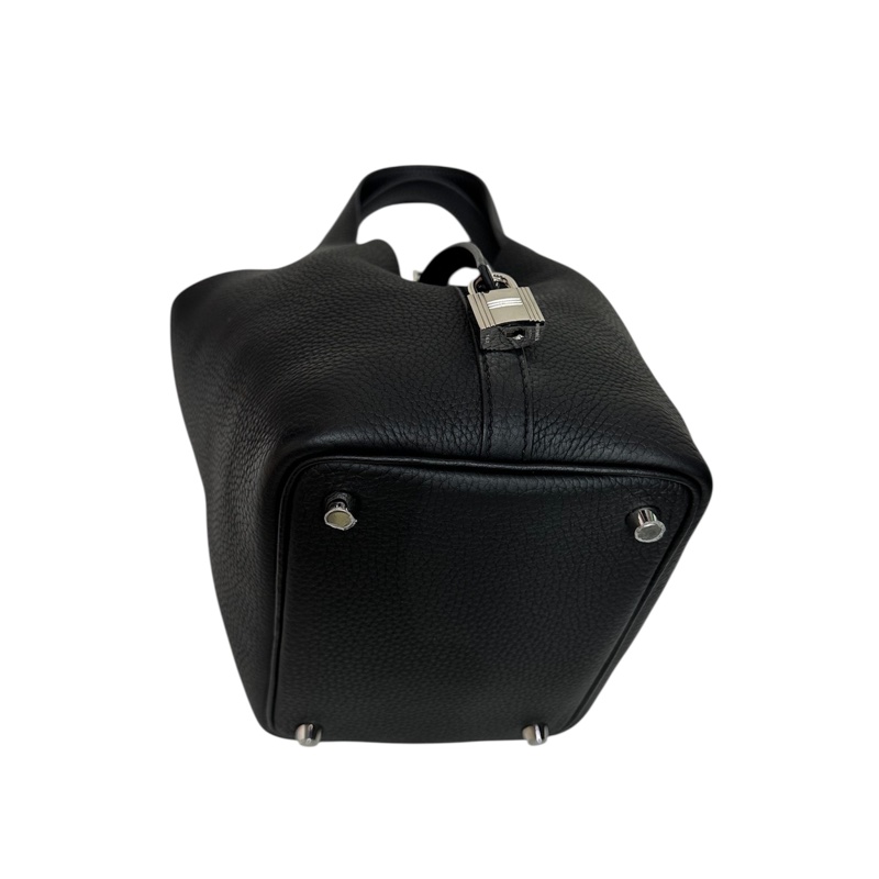 Hermès Picotin Lock 18 T/C 黑色銀扣-4