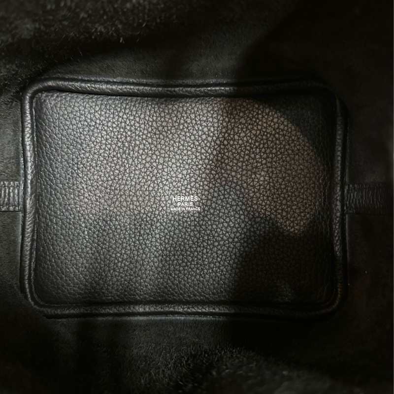 Hermès Picotin Lock 18 T/C 黑色銀扣-9