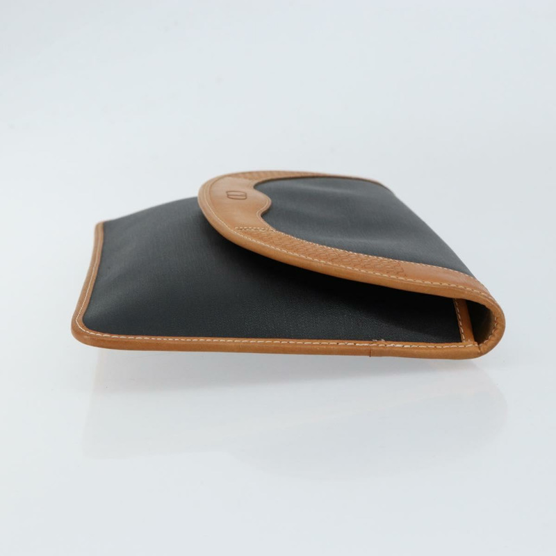 【日本直送】Christian Dior 黑色 PVC 手拿包 正品 ep11834-2