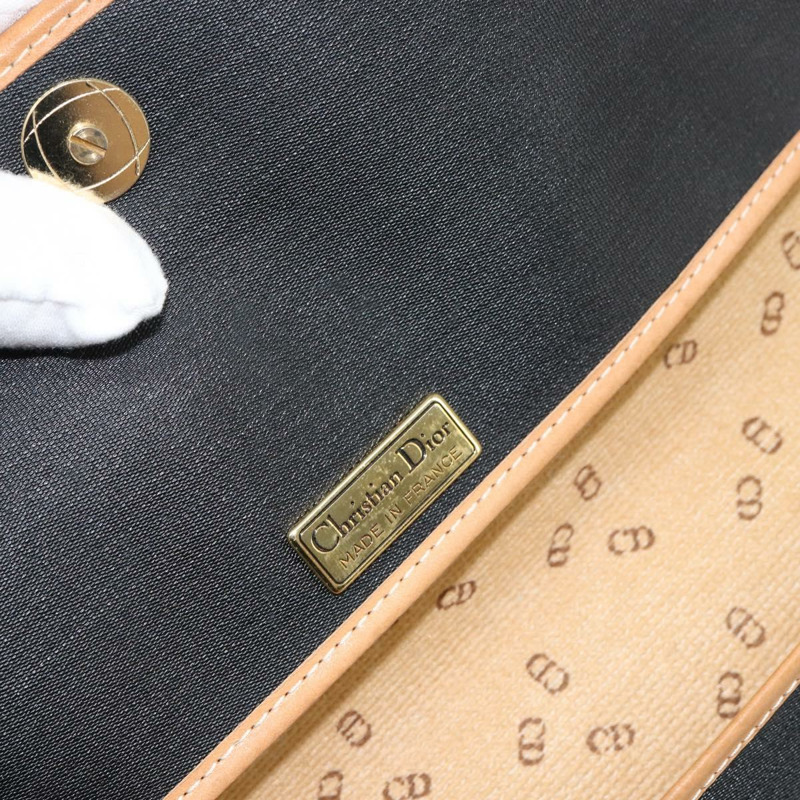 【日本直送】Christian Dior 黑色 PVC 手拿包 正品 ep11834-9
