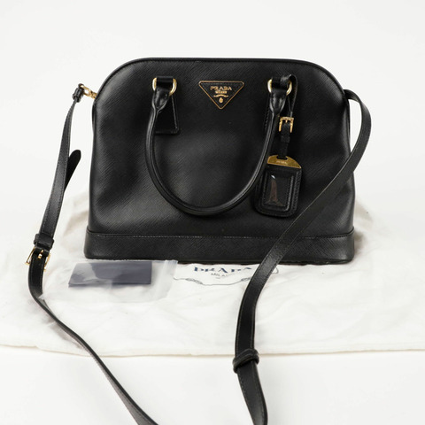 PRADA Saffiano Lux 手提單肩包 BN2567