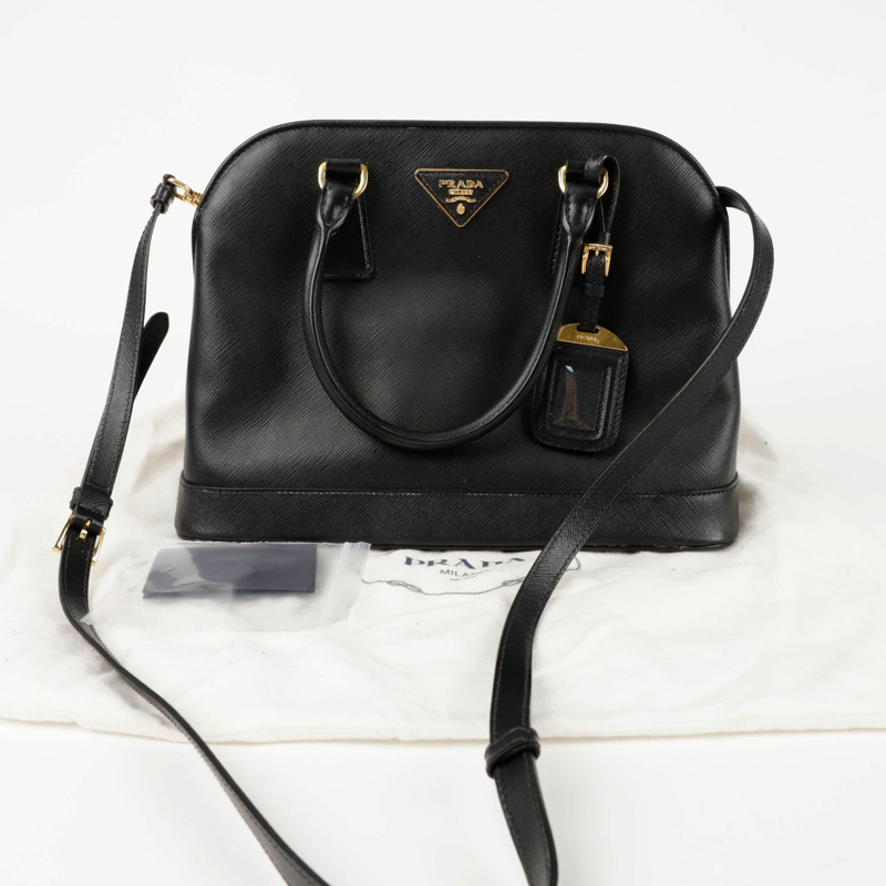 PRADA Saffiano Lux 手提單肩包 BN2567-0