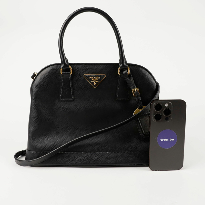 PRADA Saffiano Lux 手提單肩包 BN2567-11
