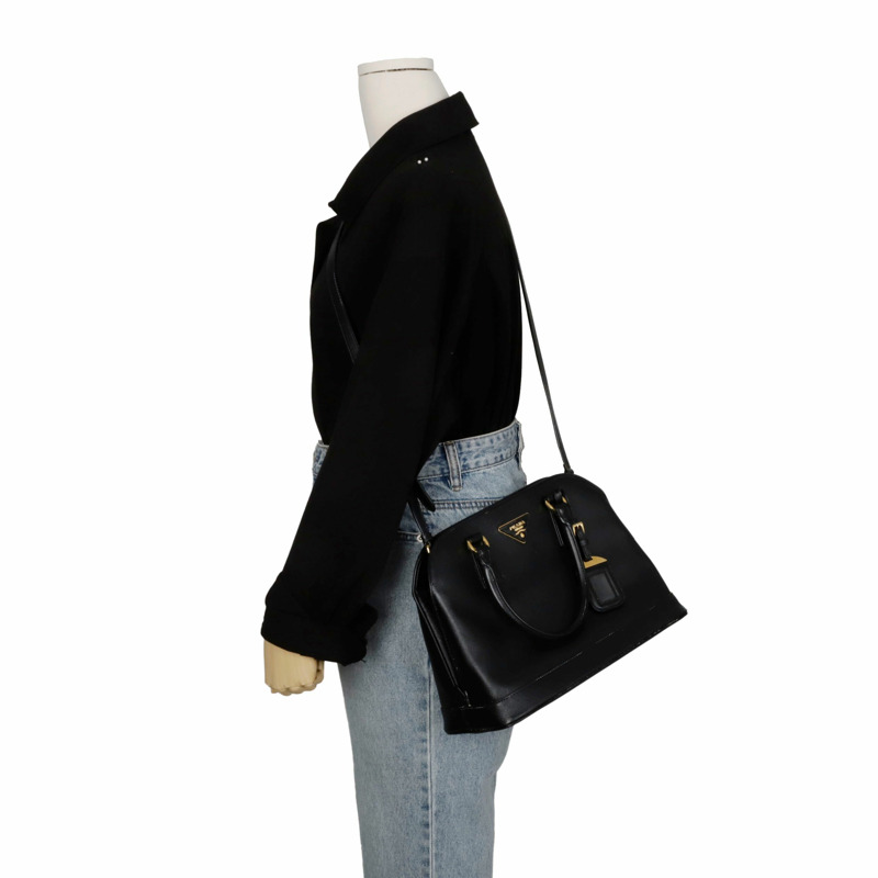 PRADA Saffiano Lux 手提單肩包 BN2567-14